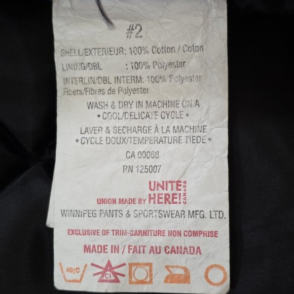 Tough Duck Washed Parka Mens 2XL Charcoal Gray Canvas Workwear Coat Quilt Lined - Picture 14 of 16